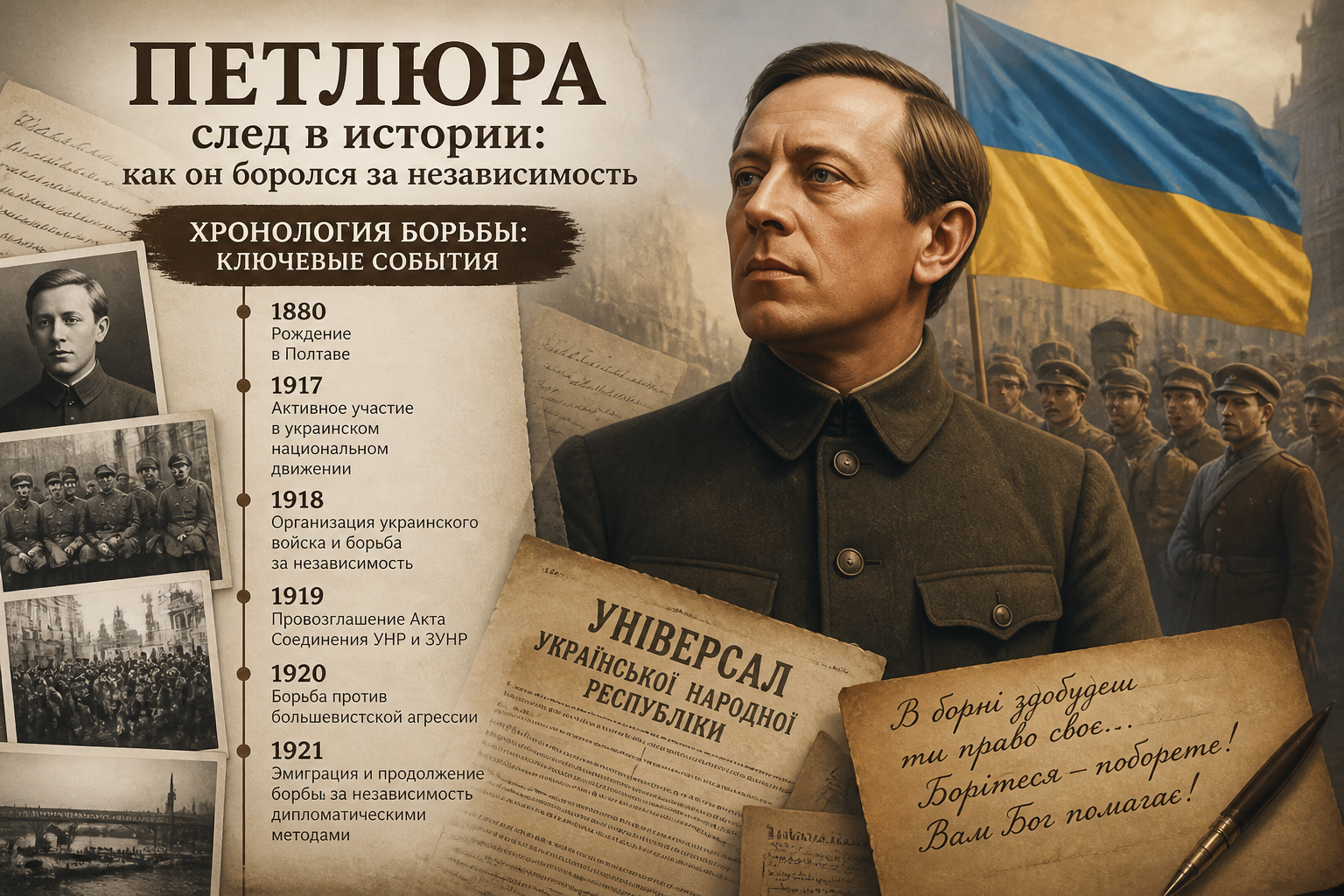 Хронология борьбы: ключевые события — иллюстрация к статье «петлюра след в истории: как он боролся за независимость»