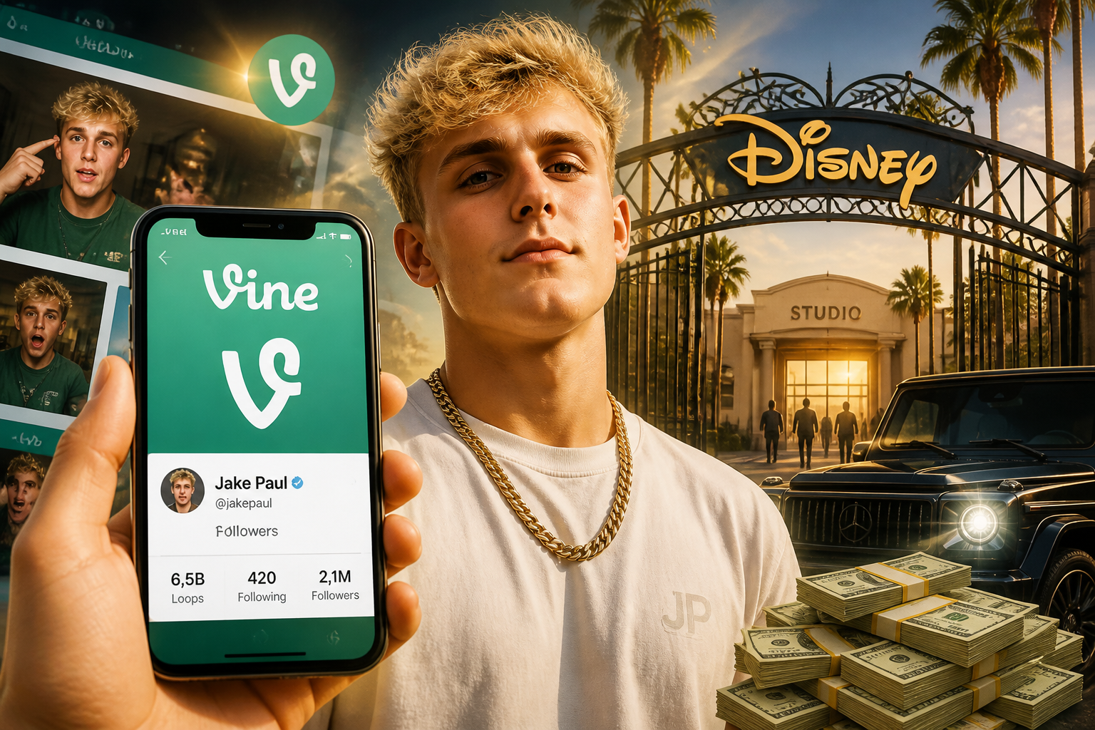 С чего всё началось: Vine, Disney и первые миллионы — иллюстрация к статье «джейк пол почему такой известный»