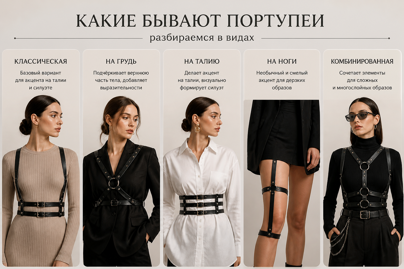 Какие бывают портупеи — разбираемся в видах — иллюстрация к статье «портупея как дополнить или подчеркнуть образ»
