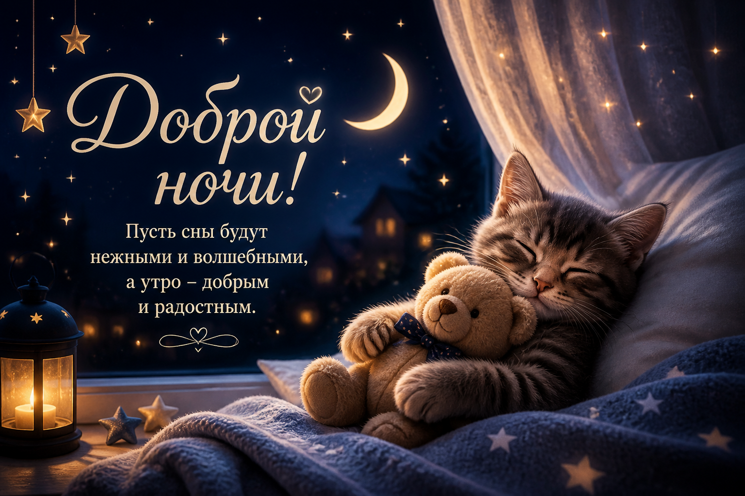 доброй ночи сладких снов картинки — иллюстрация к статье «доброй ночи сладких снов картинки»