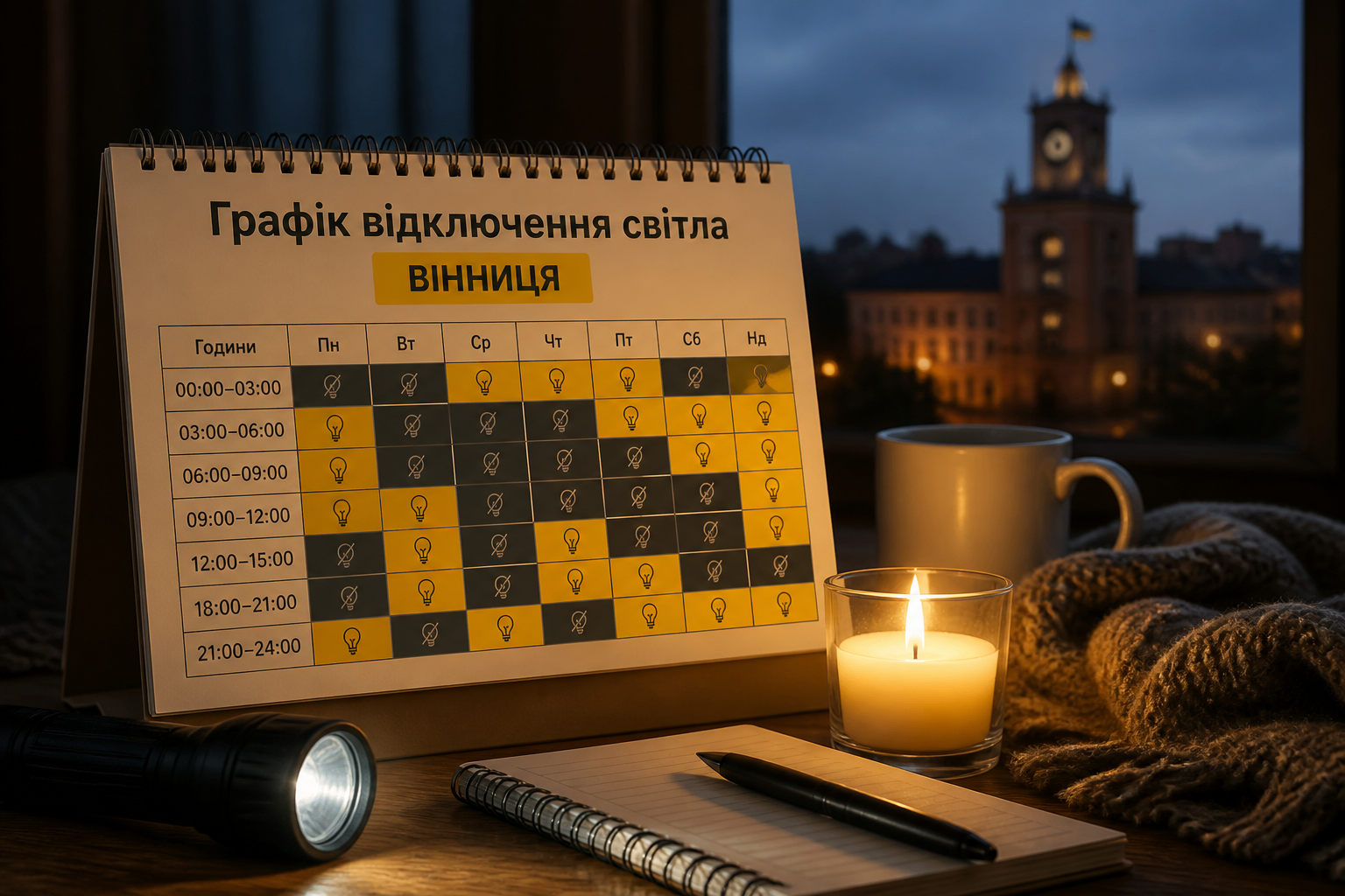 график отключения света винница — иллюстрация к статье «график отключения света винница»