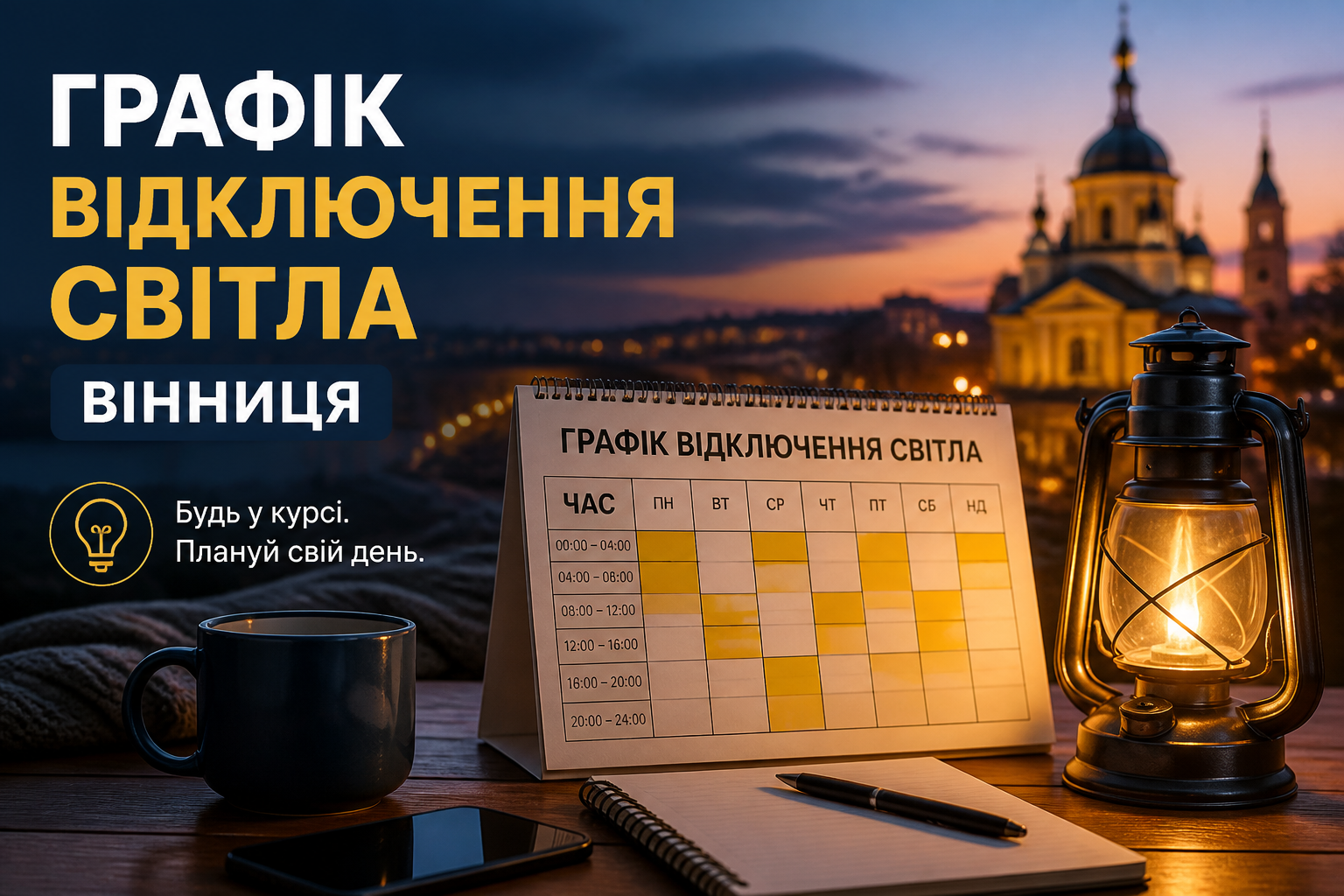 график отключения света винница — иллюстрация к статье «график отключения света винница»