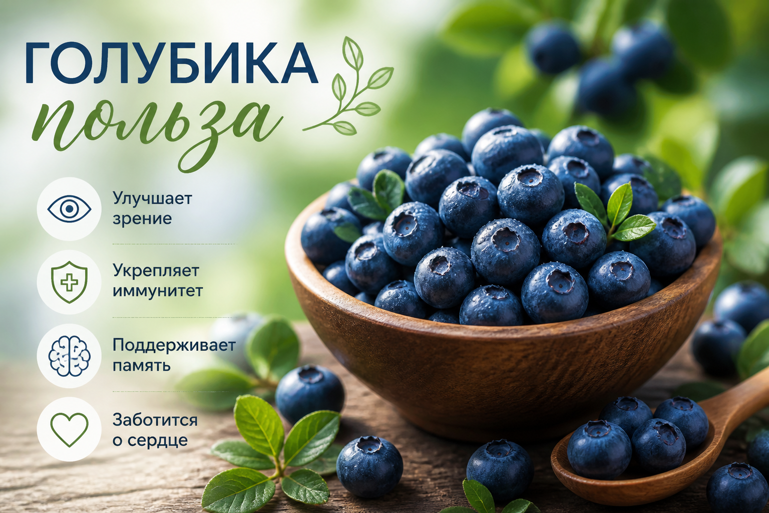 голубика польза — иллюстрация к статье «голубика польза»