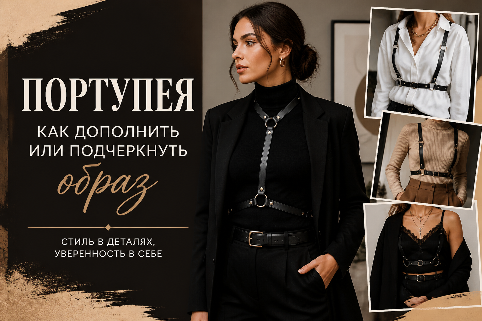 Портупея: как дополнить и подчеркнуть образ
