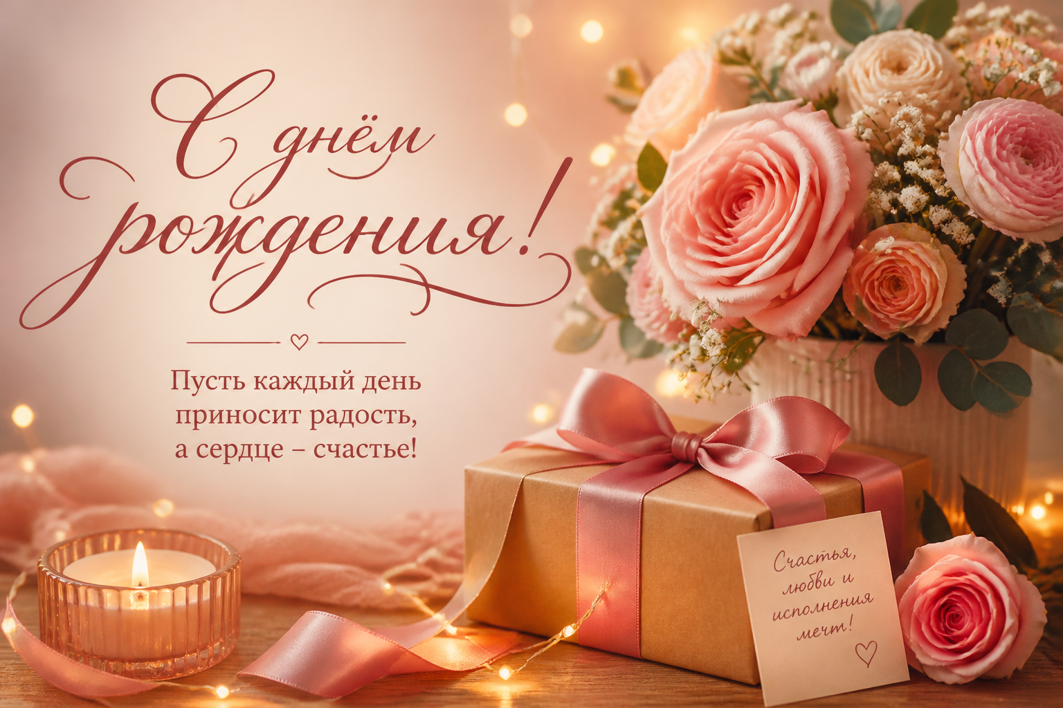 Поздравления с днем рождения своими словами