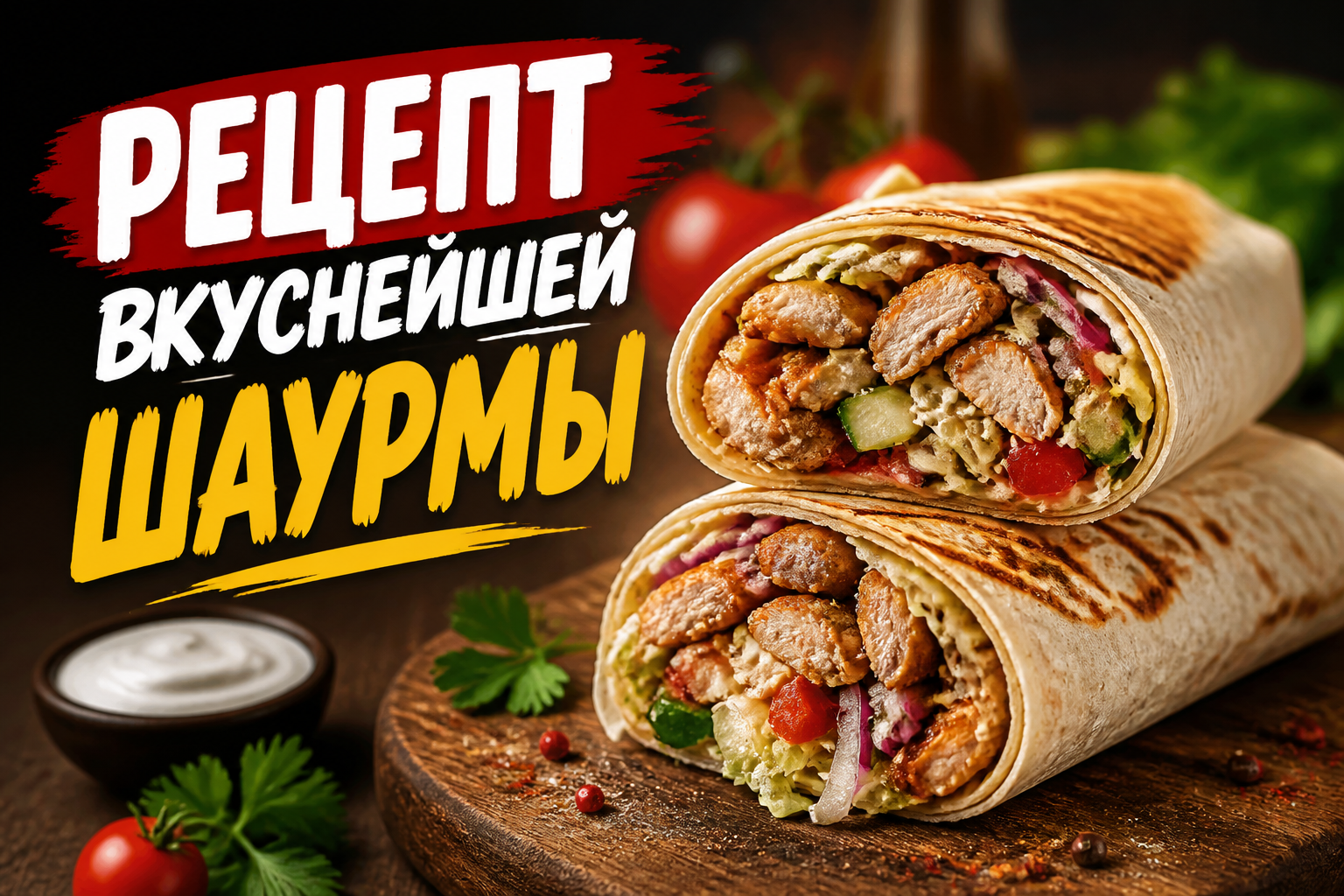 Рецепт вкуснейшей шаурмы в домашних условиях