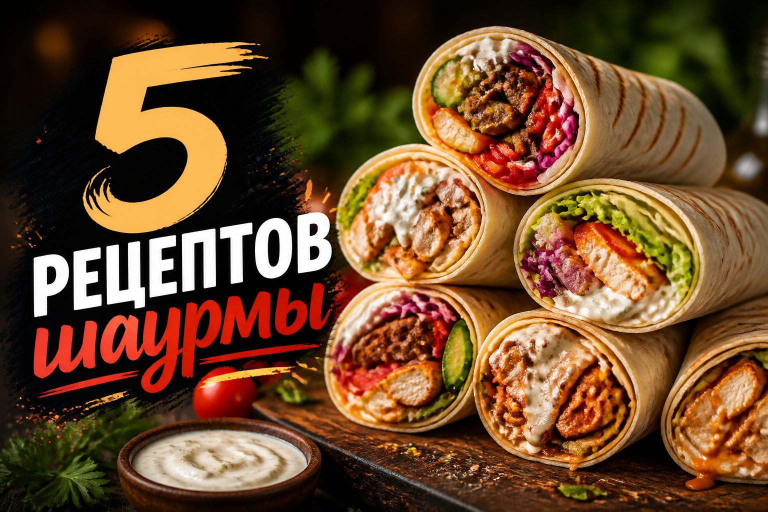 5 рецептов шаурмы в домашних условиях — вкусно и просто