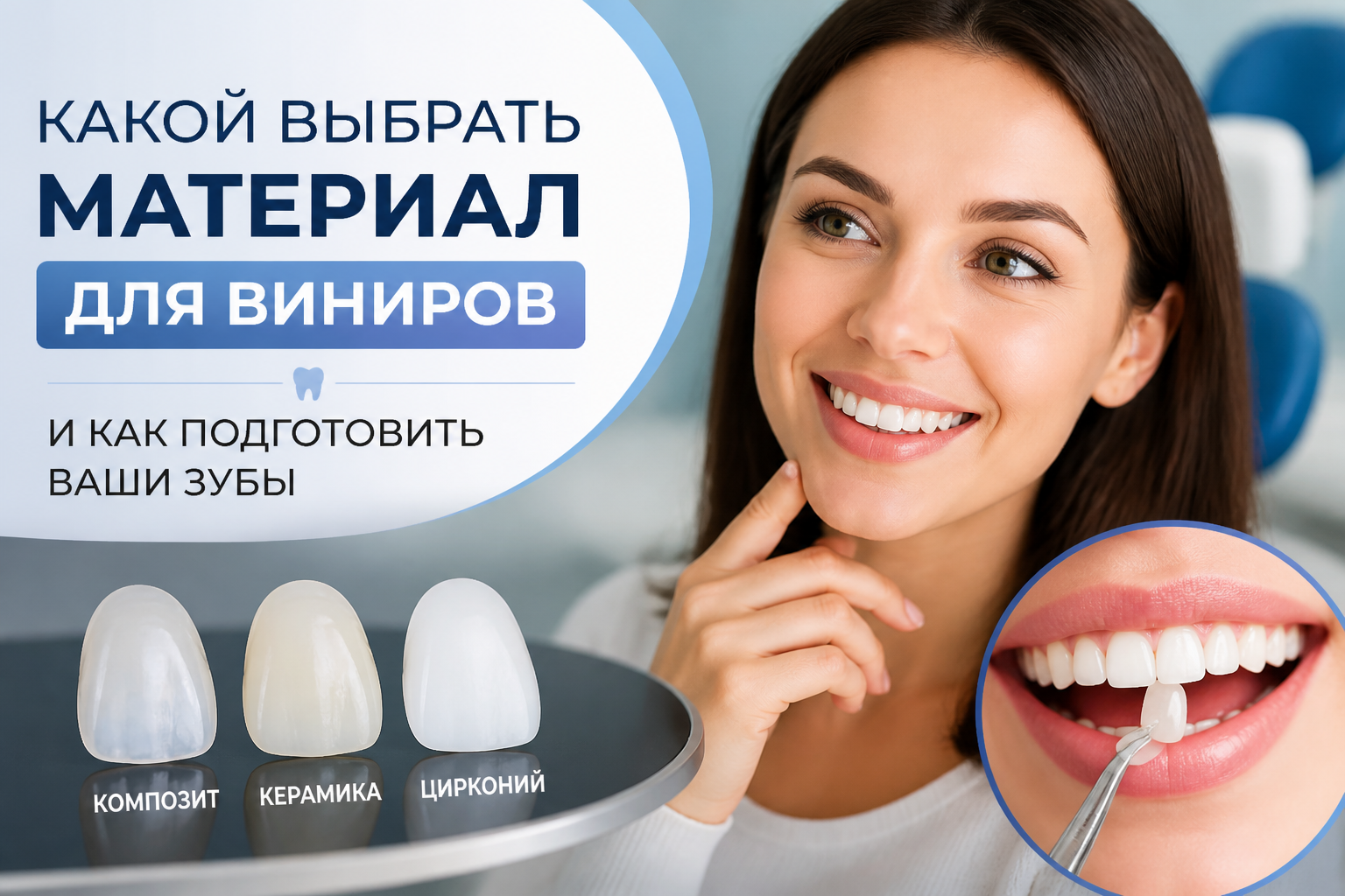 Материалы для виниров: как выбрать и подготовить зубы