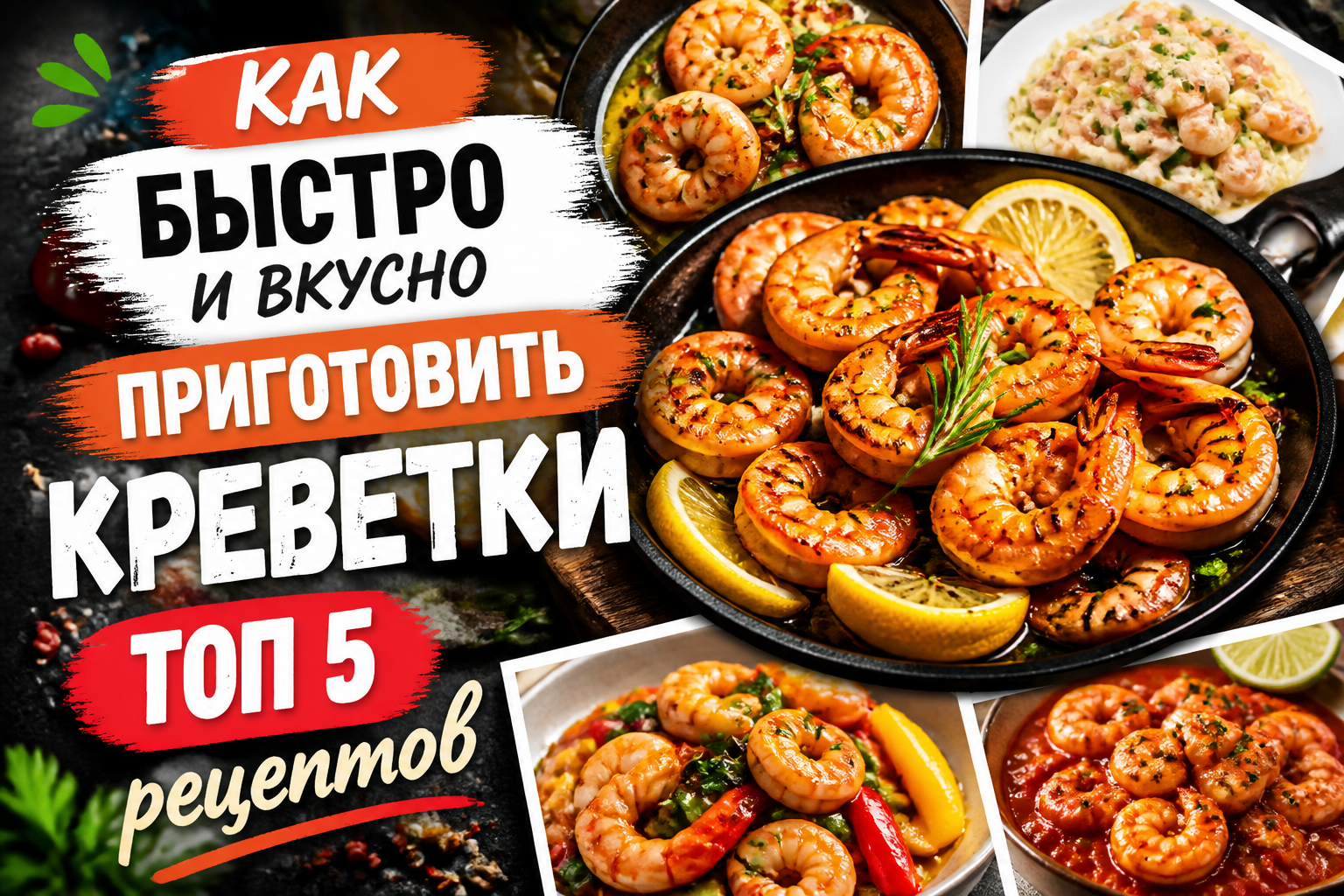 Топ 5 рецептов креветок: быстро и вкусно