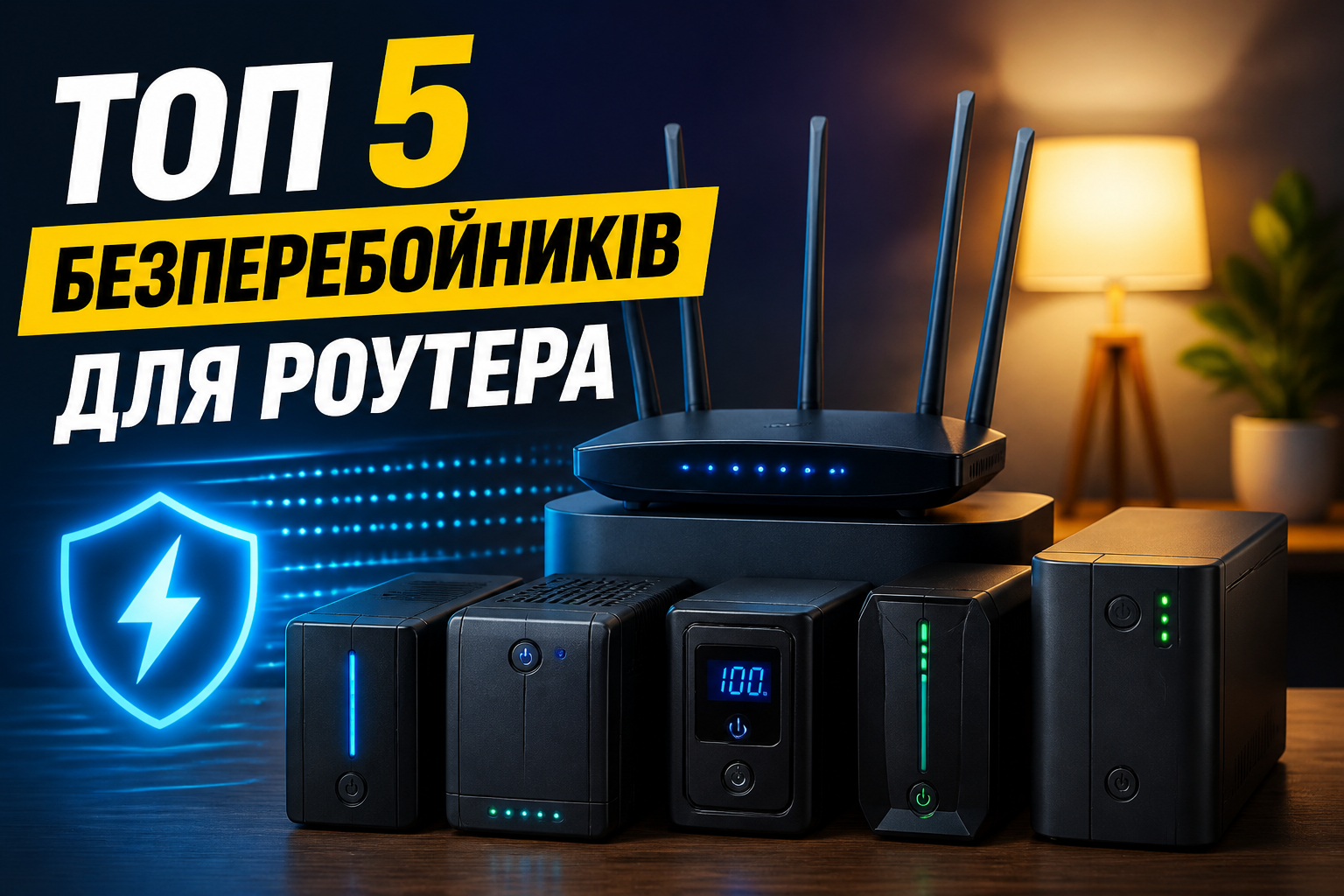 Топ 5 безперебійників для роутера 2026: огляд моделей